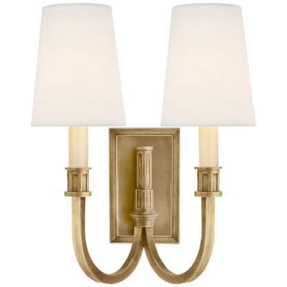 Modern Library Double Sconce