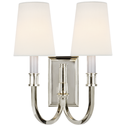 Modern Library Double Sconce