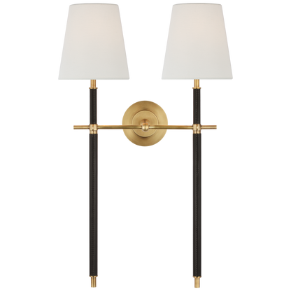 Bryant Large Wrapped Double Tail Sconce
