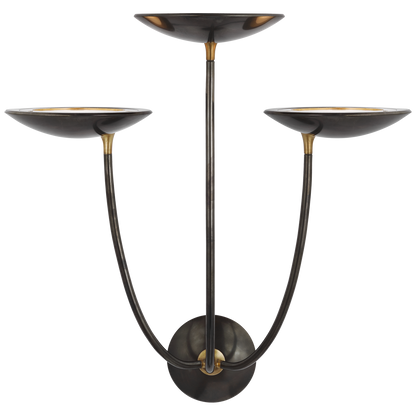 Keira Large Triple Sconce