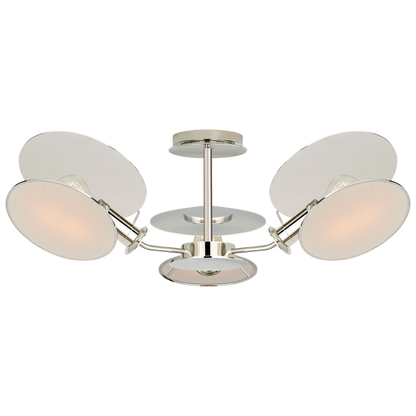 Osiris Medium Reflector Semi-Flush Mount