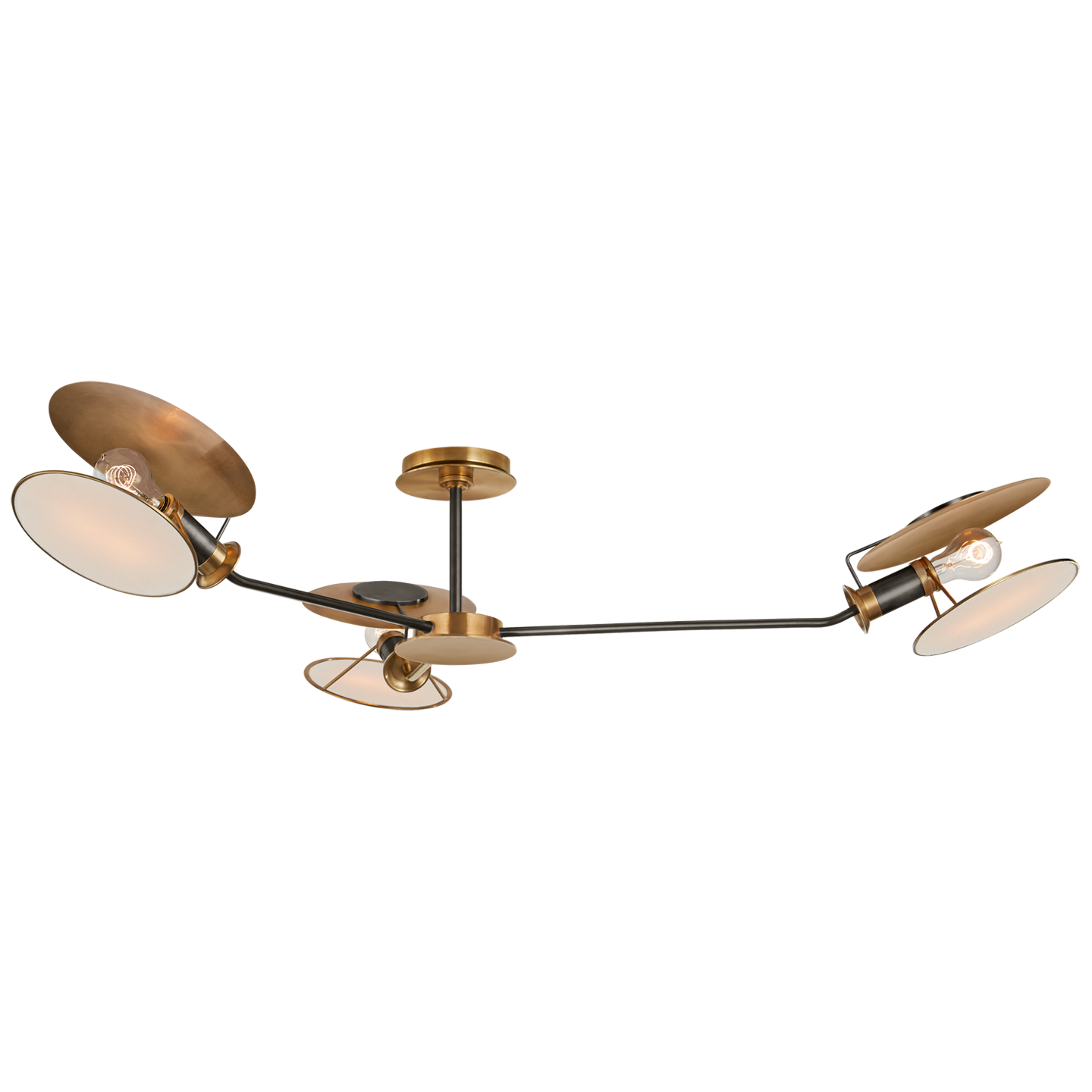 Osiris Large Asymmetric Semi-Flush Mount