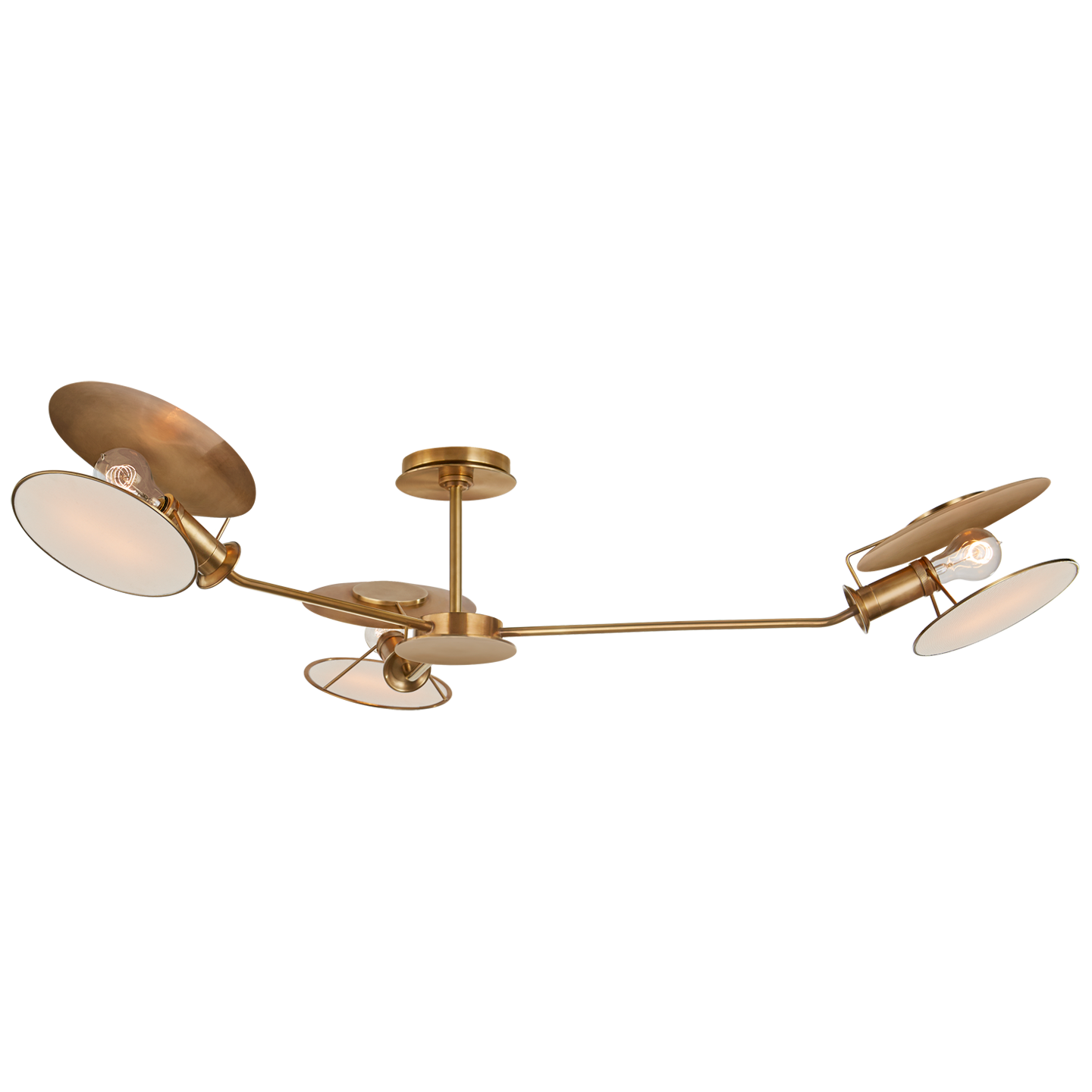 Osiris Large Asymmetric Semi-Flush Mount