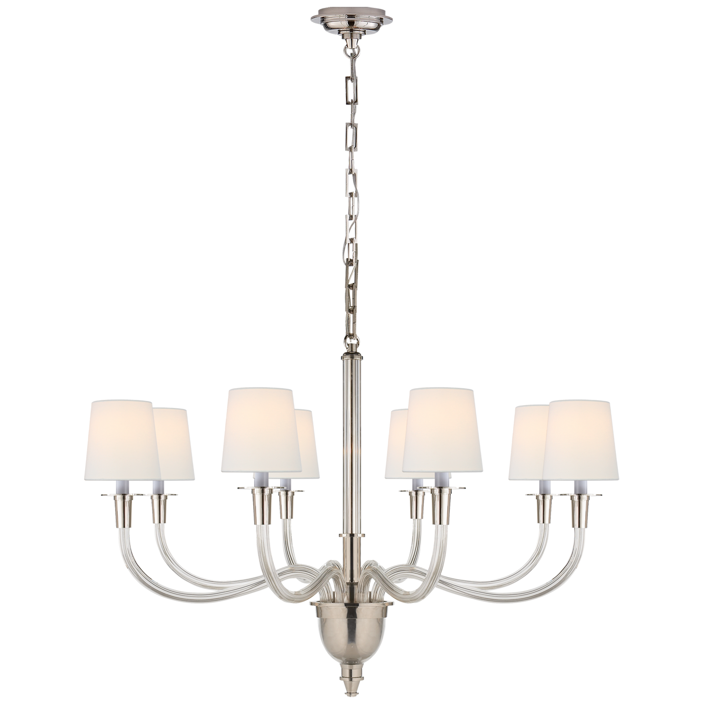 Grand lustre Vivian à un niveau