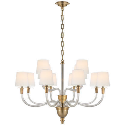 Vivian Large Two-Tier Chandelier