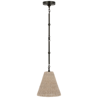 Goodman Petite Hanging Shade in Bronze with Ash Shade
