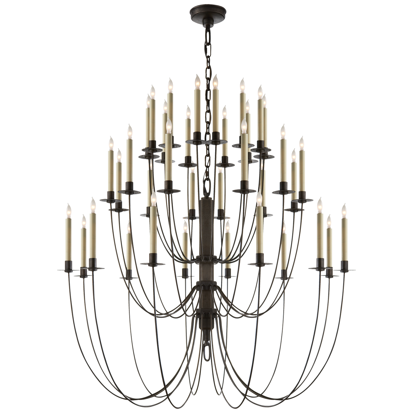Erika Three-Tier Chandelier