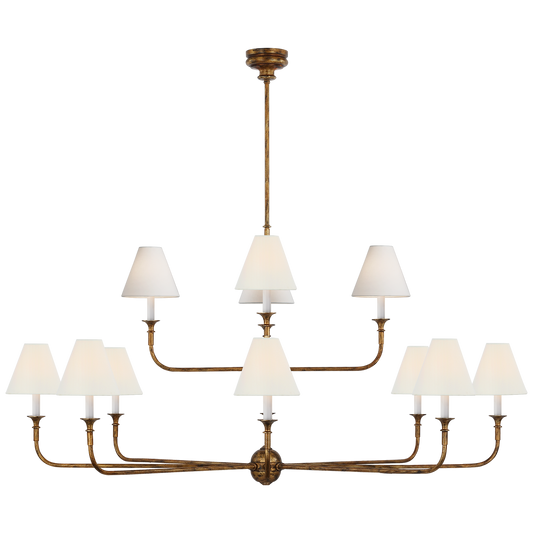 Piaf Grande Two-Tier Chandelier