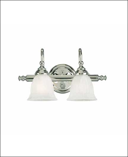 Brunswick Two Light Bath Bar