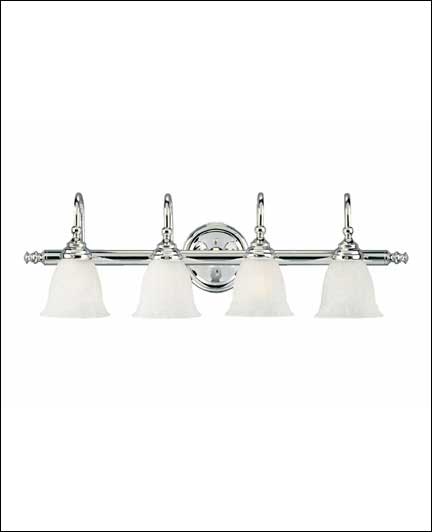 Brunswick Four Light Bath Bar