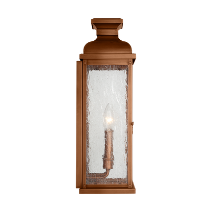 Lanterne murale moyenne à fronton