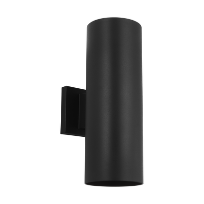 Outdoor Cylinders Medium Two Light Wall Lantern