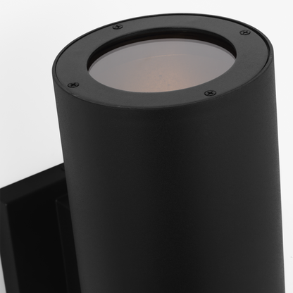 Outdoor Cylinders Medium Two Light Wall Lantern