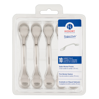 Facette Collection Knob 1-3/8 Inch Diameter Satin Brass Finish