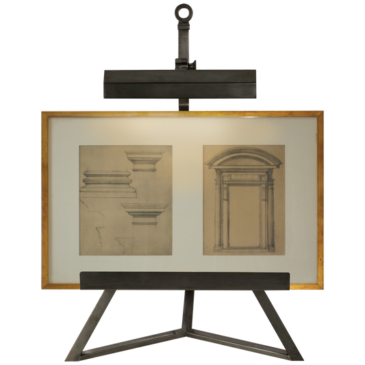 Estelle Display Lamp in Gun Metal