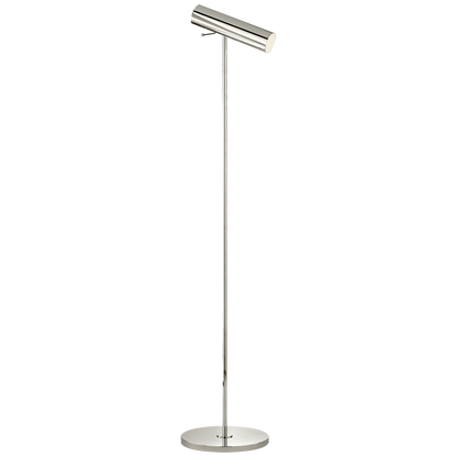 Lancelot Pivoting Floor Lamp in Polished Nickel