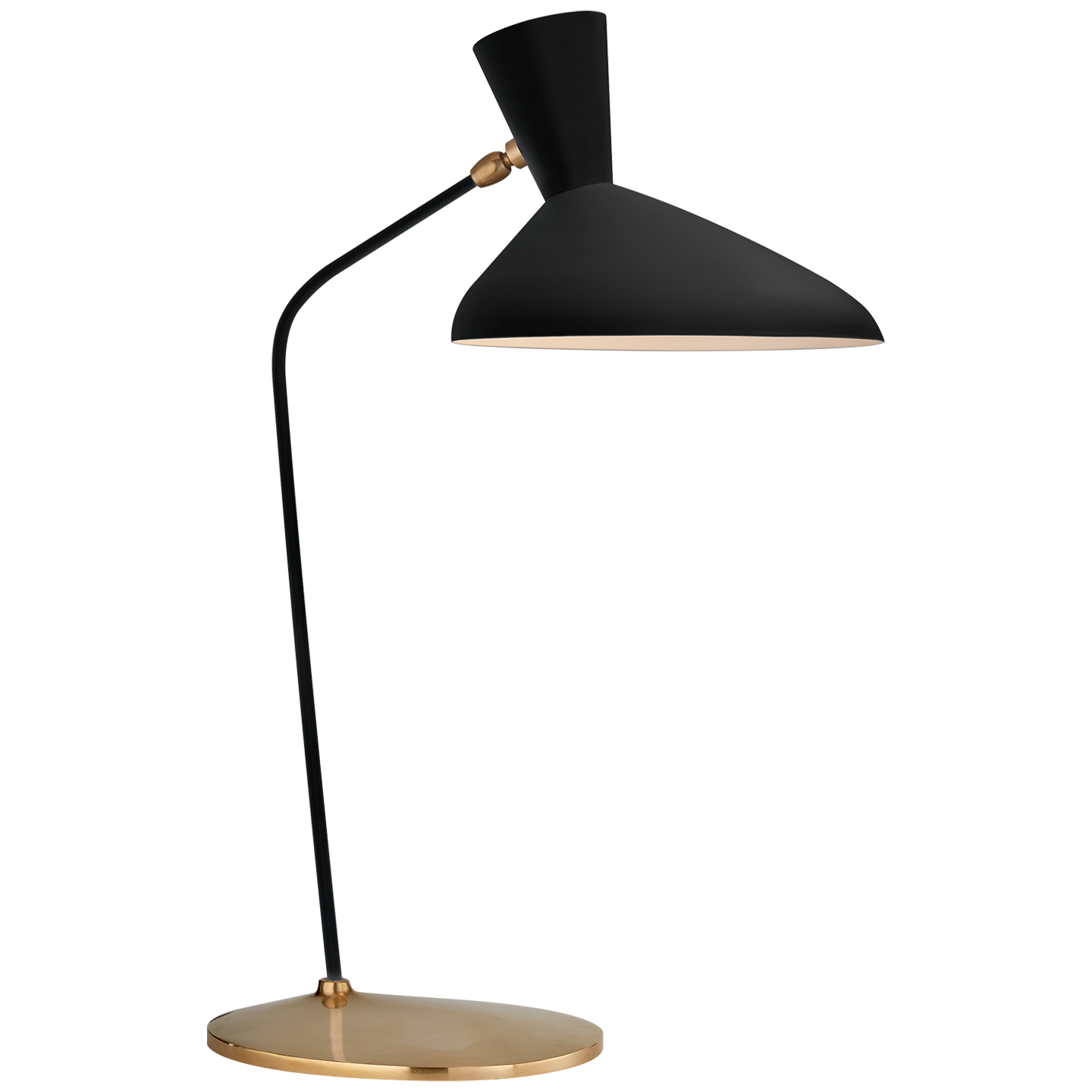 Austen Large Offset Table Lamp in Black