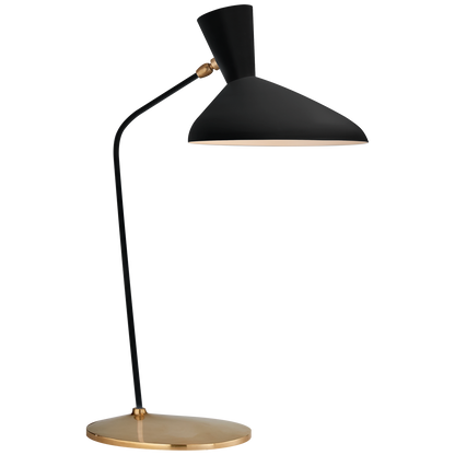Austen Large Offset Table Lamp in Black