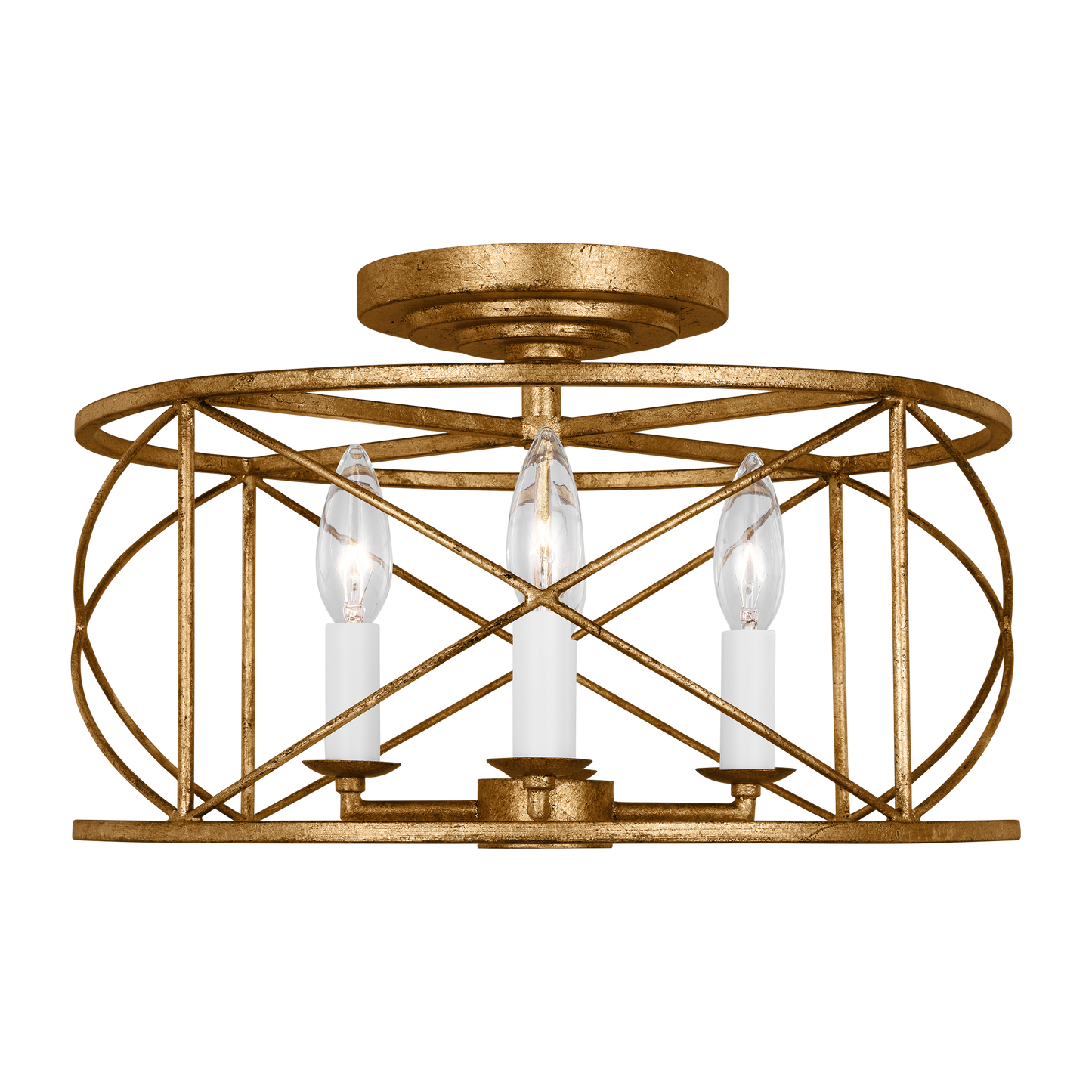 Beatrix Medium Semi-Flush Mount