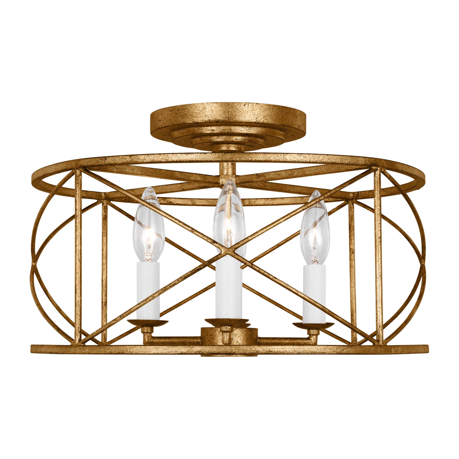 Beatrix Medium Semi-Flush Mount