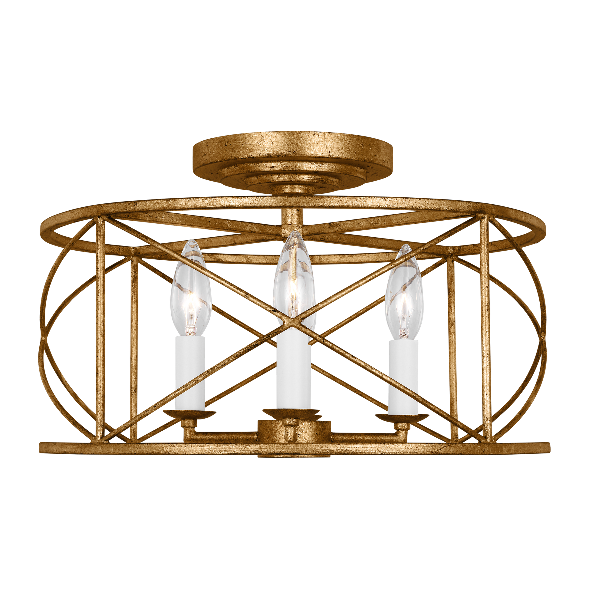 Beatrix Medium Semi-Flush Mount