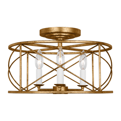 Beatrix Medium Semi-Flush Mount