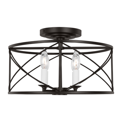 Beatrix Medium Semi-Flush Mount