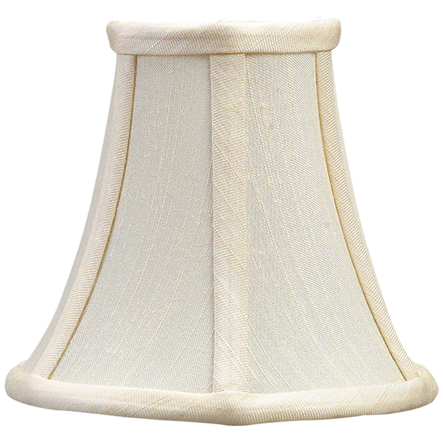 2.5" x 5" x 4.5" Silk Bell Candle Clip Shade