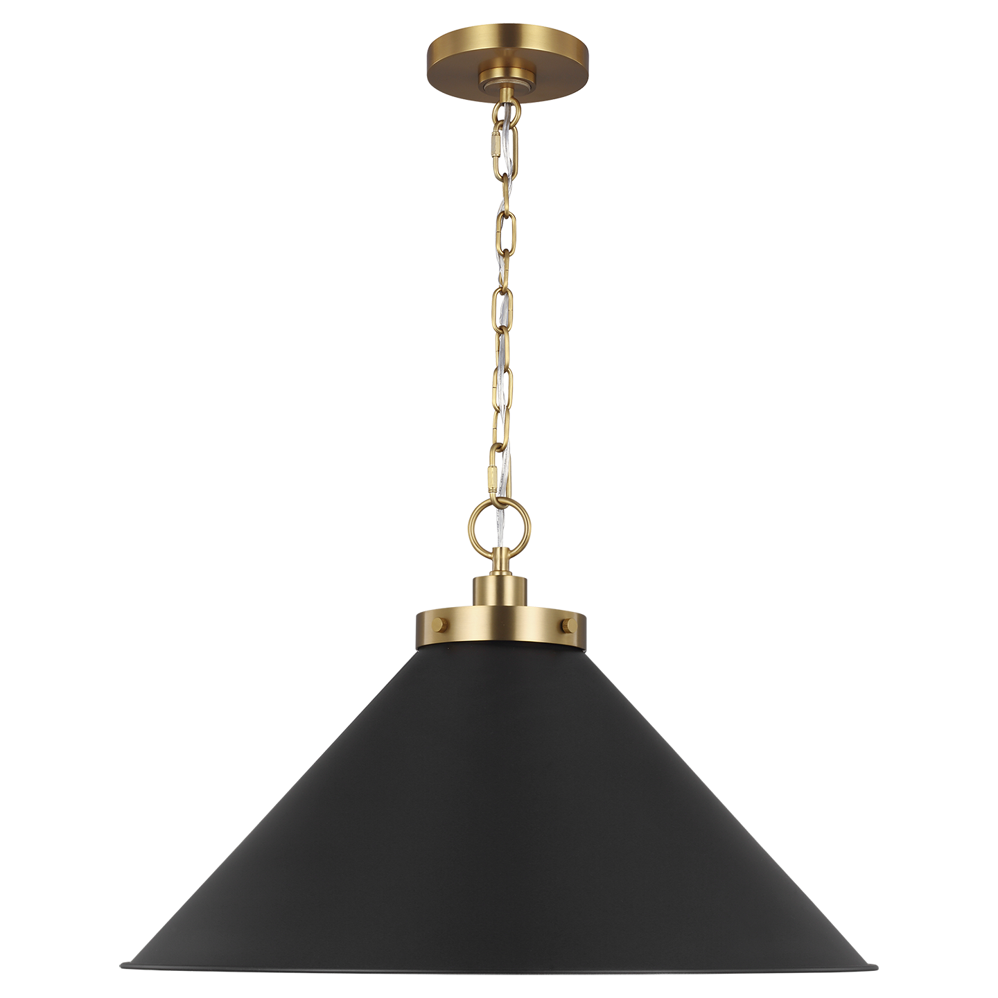Wellfleet Wide Cone Pendant
