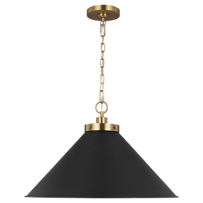 Wellfleet Wide Cone Pendant