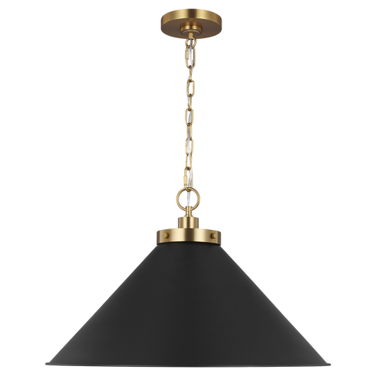 Wellfleet Wide Cone Pendant