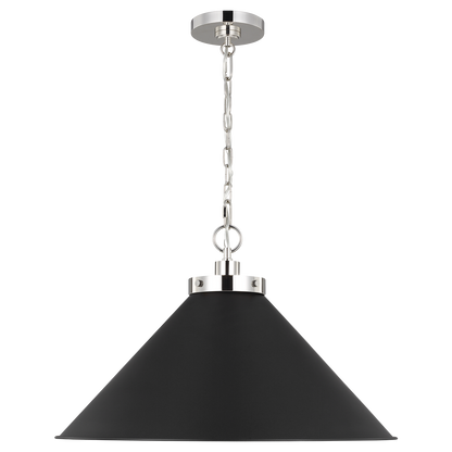 Wellfleet Wide Cone Pendant