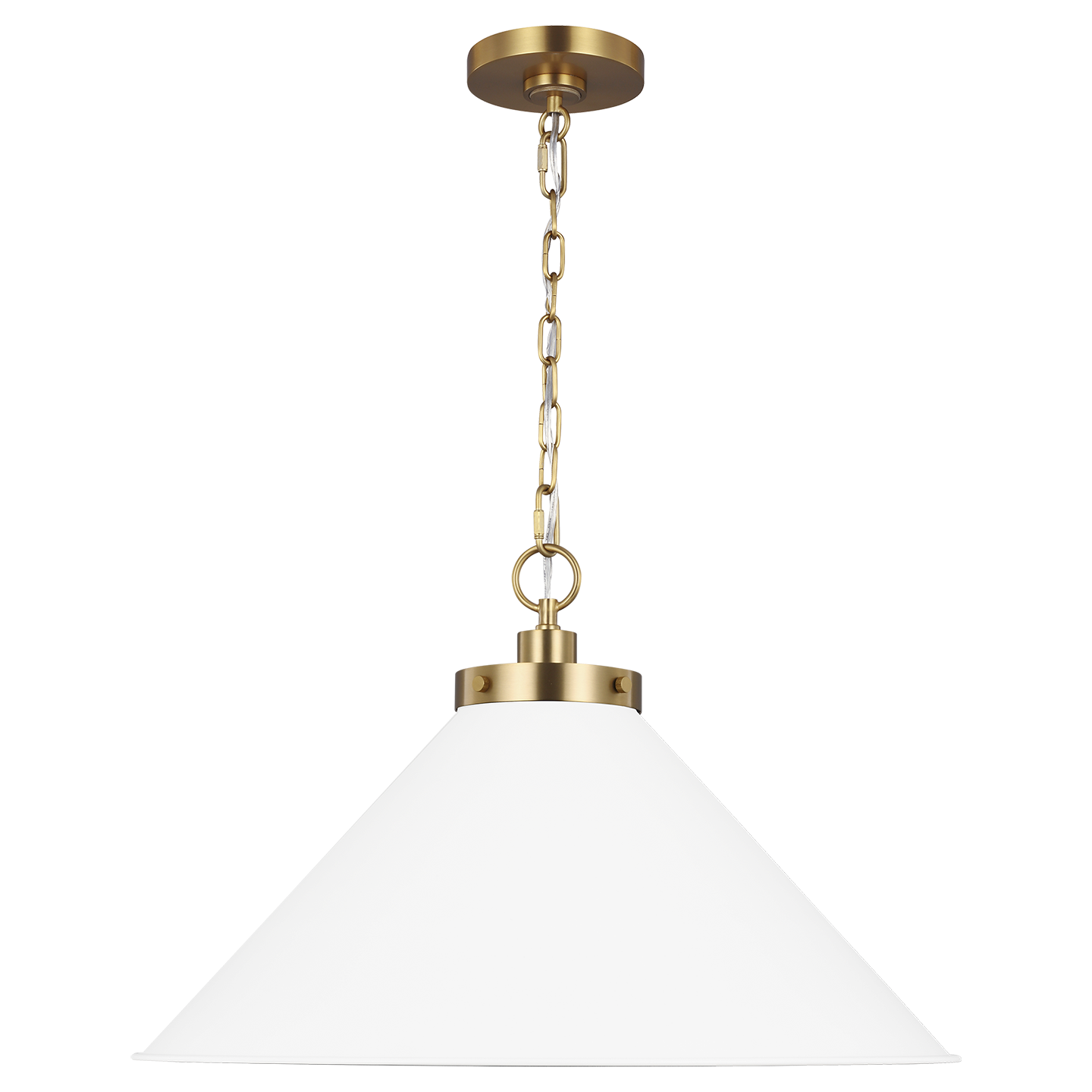 Wellfleet Wide Cone Pendant