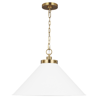 Wellfleet Wide Cone Pendant