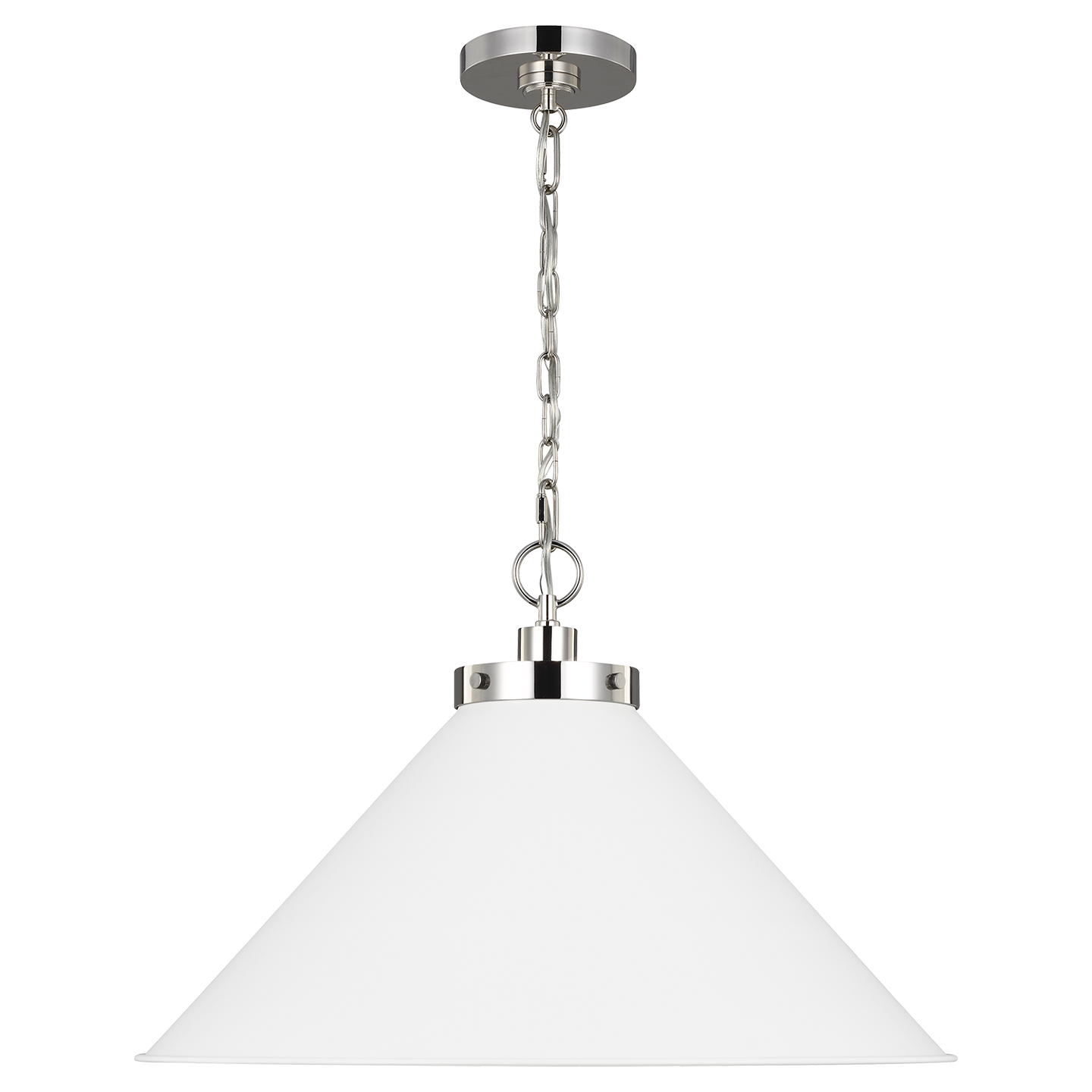 Wellfleet Wide Cone Pendant
