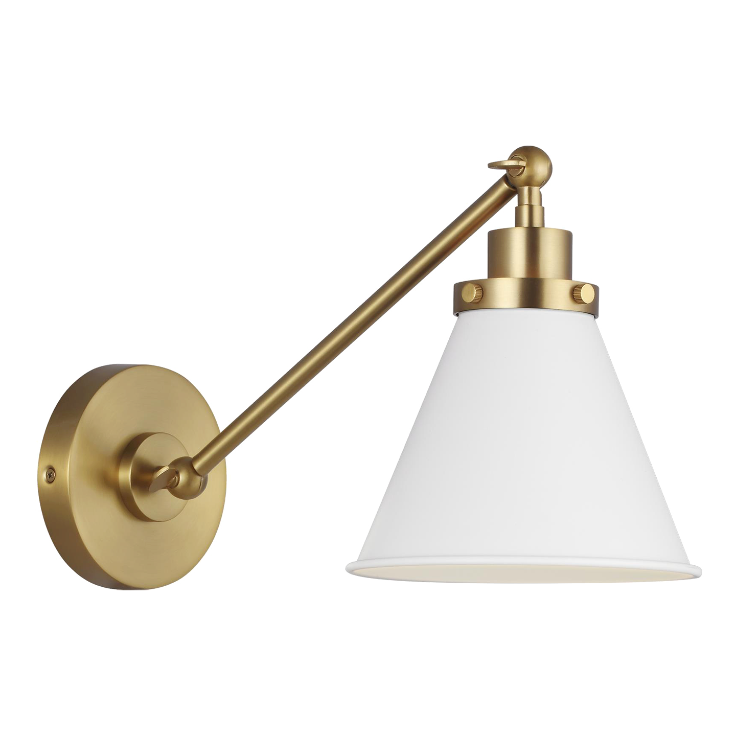 Wellfleet Single Arm Cone Task Sconce