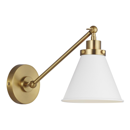 Wellfleet Single Arm Cone Task Sconce