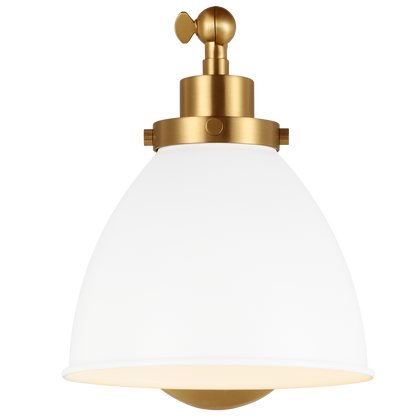 Wellfleet Single Arm Dome Task Sconce