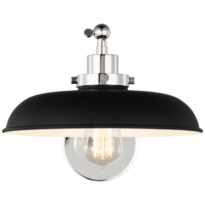 Wellfleet Single Arm Wide Task Sconce