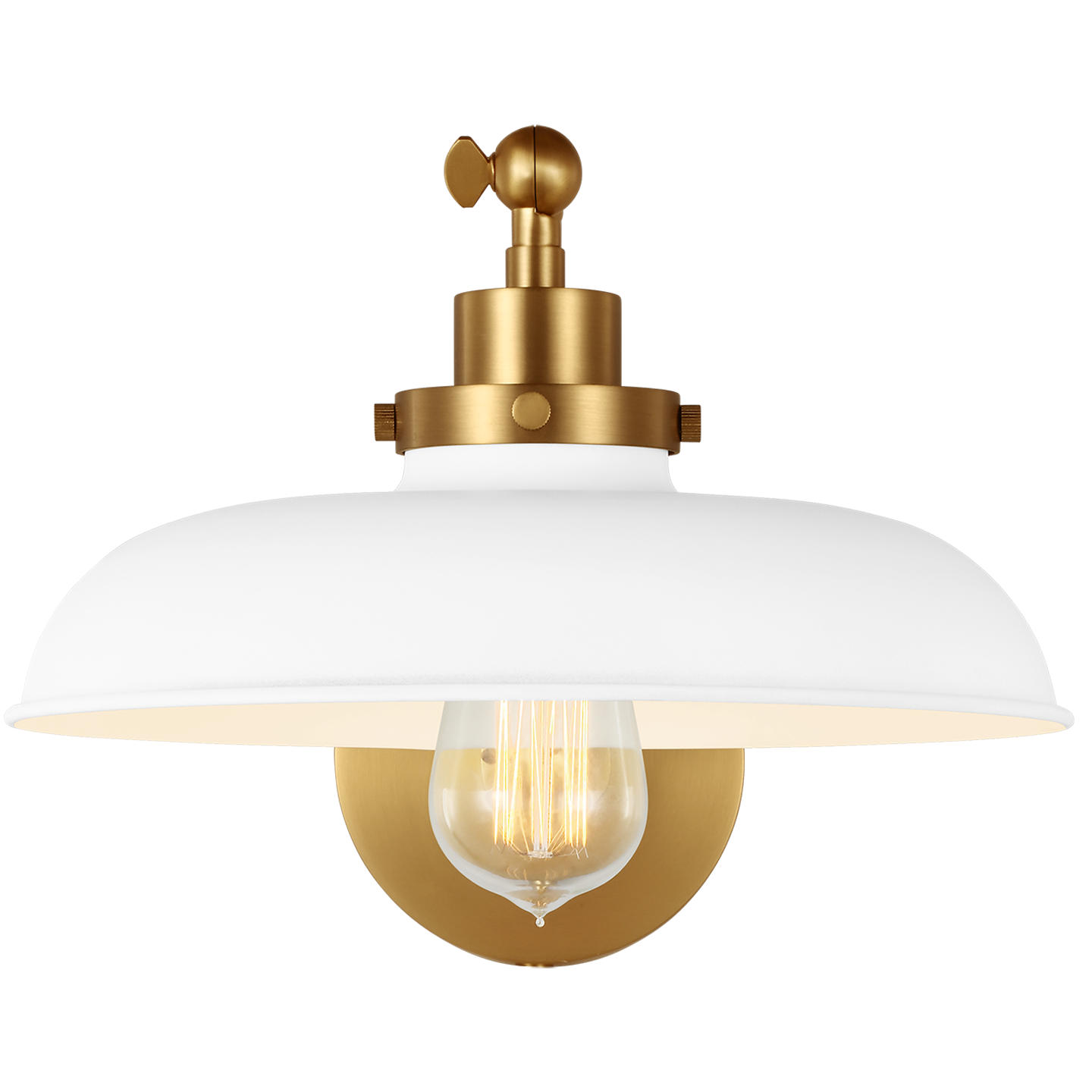 Wellfleet Single Arm Wide Task Sconce