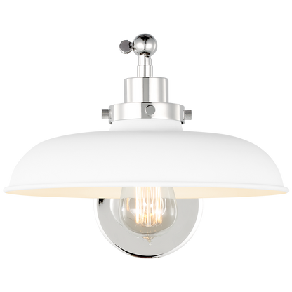 Wellfleet Single Arm Wide Task Sconce