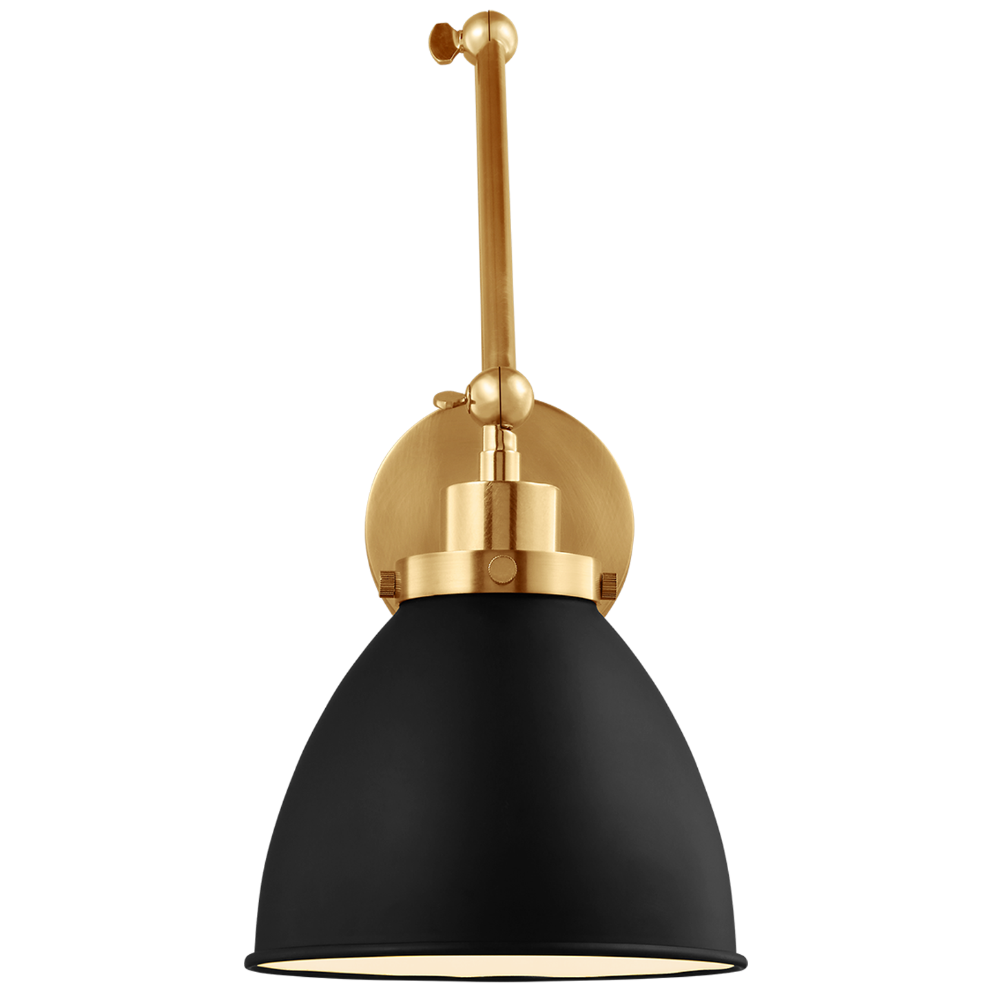 Wellfleet Double Arm Dome Task Sconce