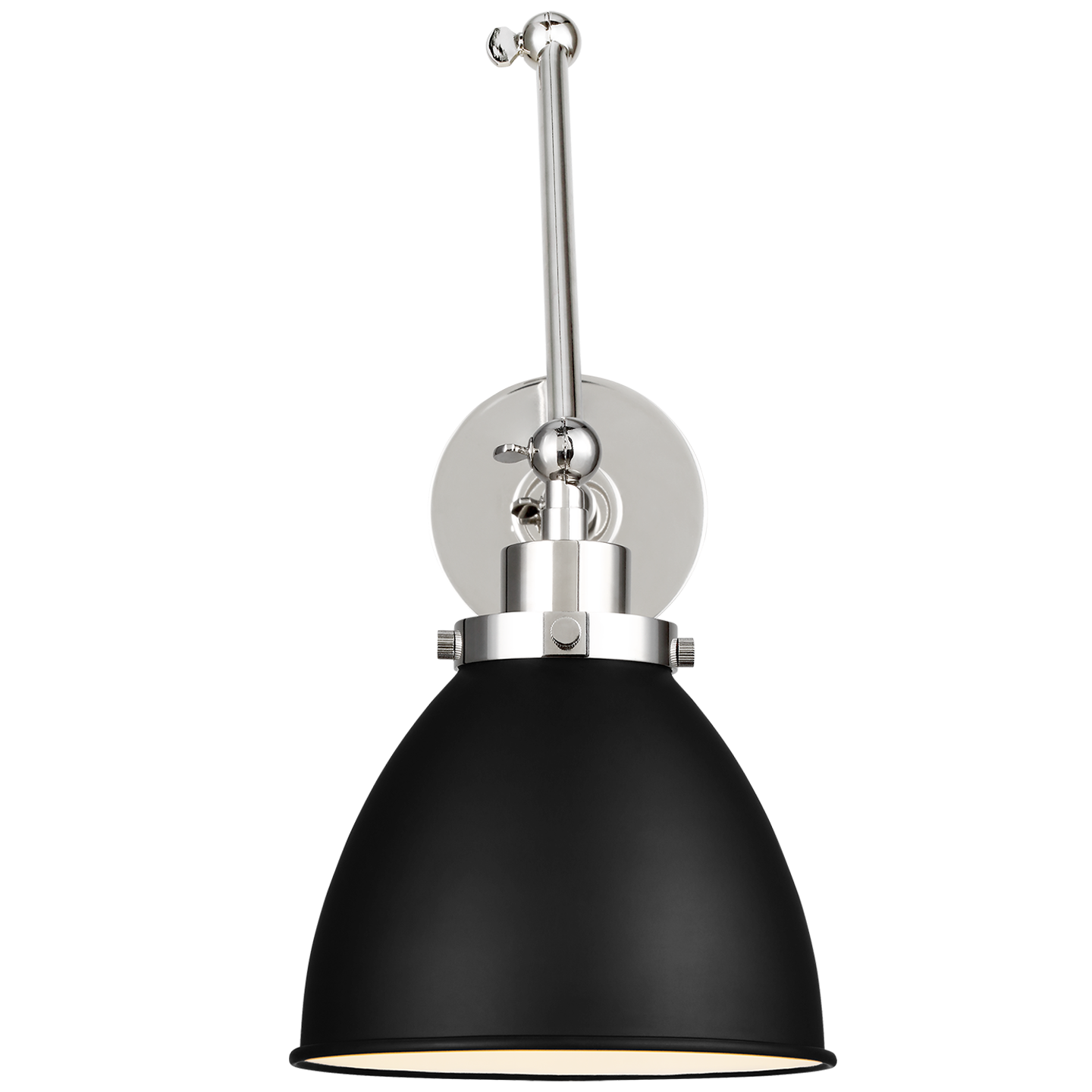 Wellfleet Double Arm Dome Task Sconce