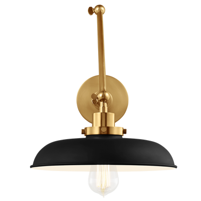 Wellfleet Double Arm Wide Task Sconce