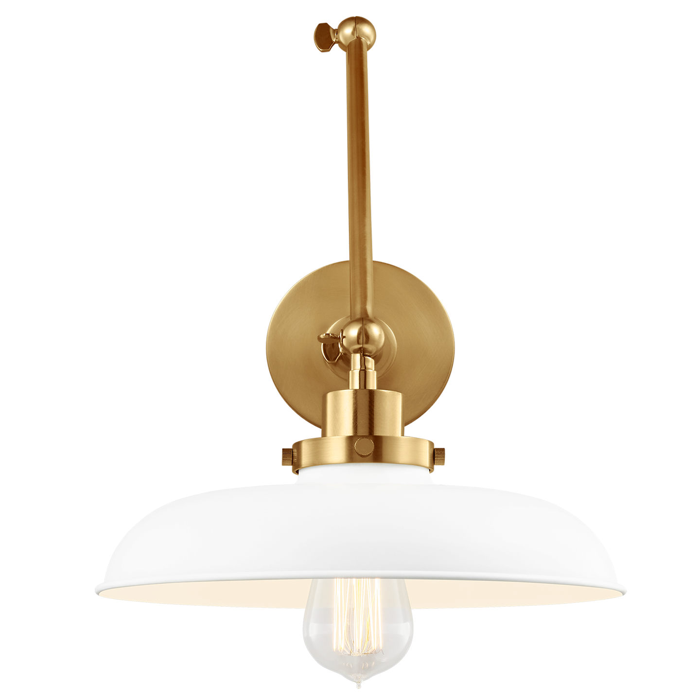 Wellfleet Double Arm Wide Task Sconce