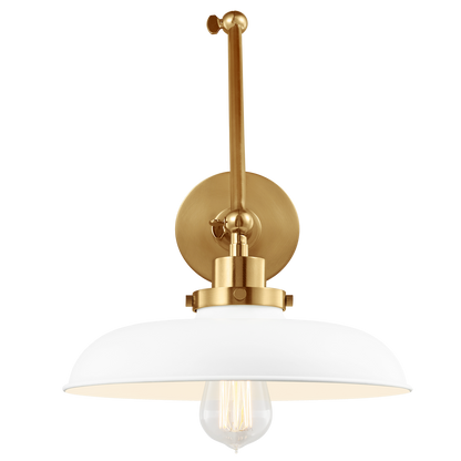 Wellfleet Double Arm Wide Task Sconce