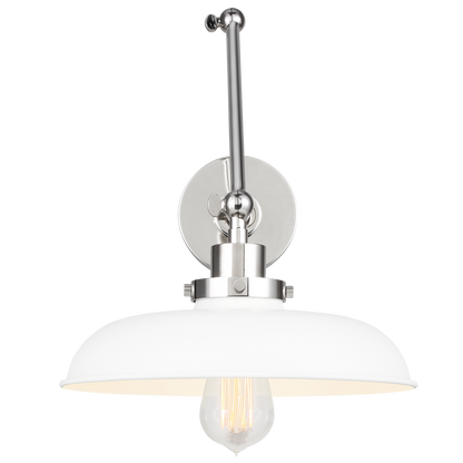 Wellfleet Double Arm Wide Task Sconce