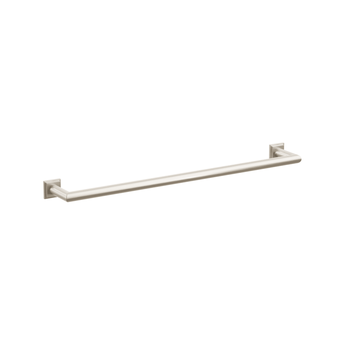 Modern Tubular Brass Towel Bar 24"