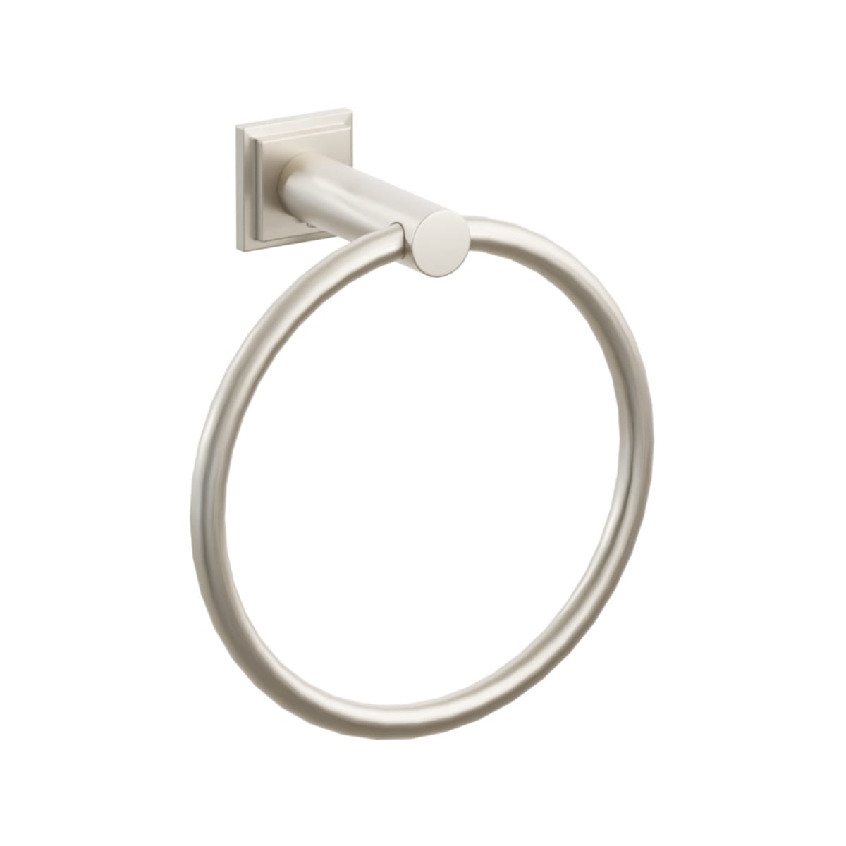 Modern Tubular Brass Towel Ring