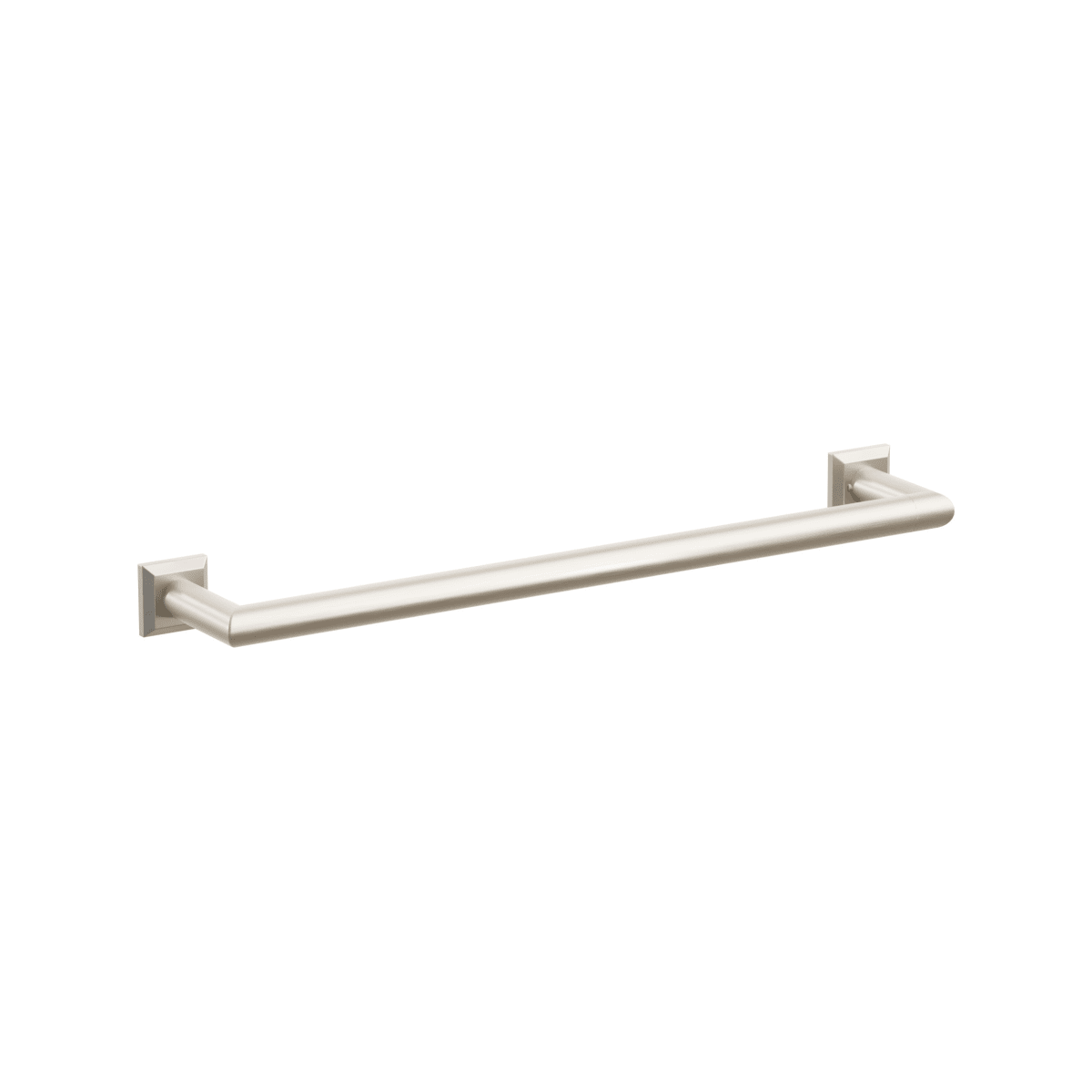 Modern Tubular Brass Towel Bar 18"